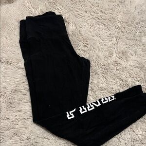 PINK Victoria's Secret Kids Black Leggings